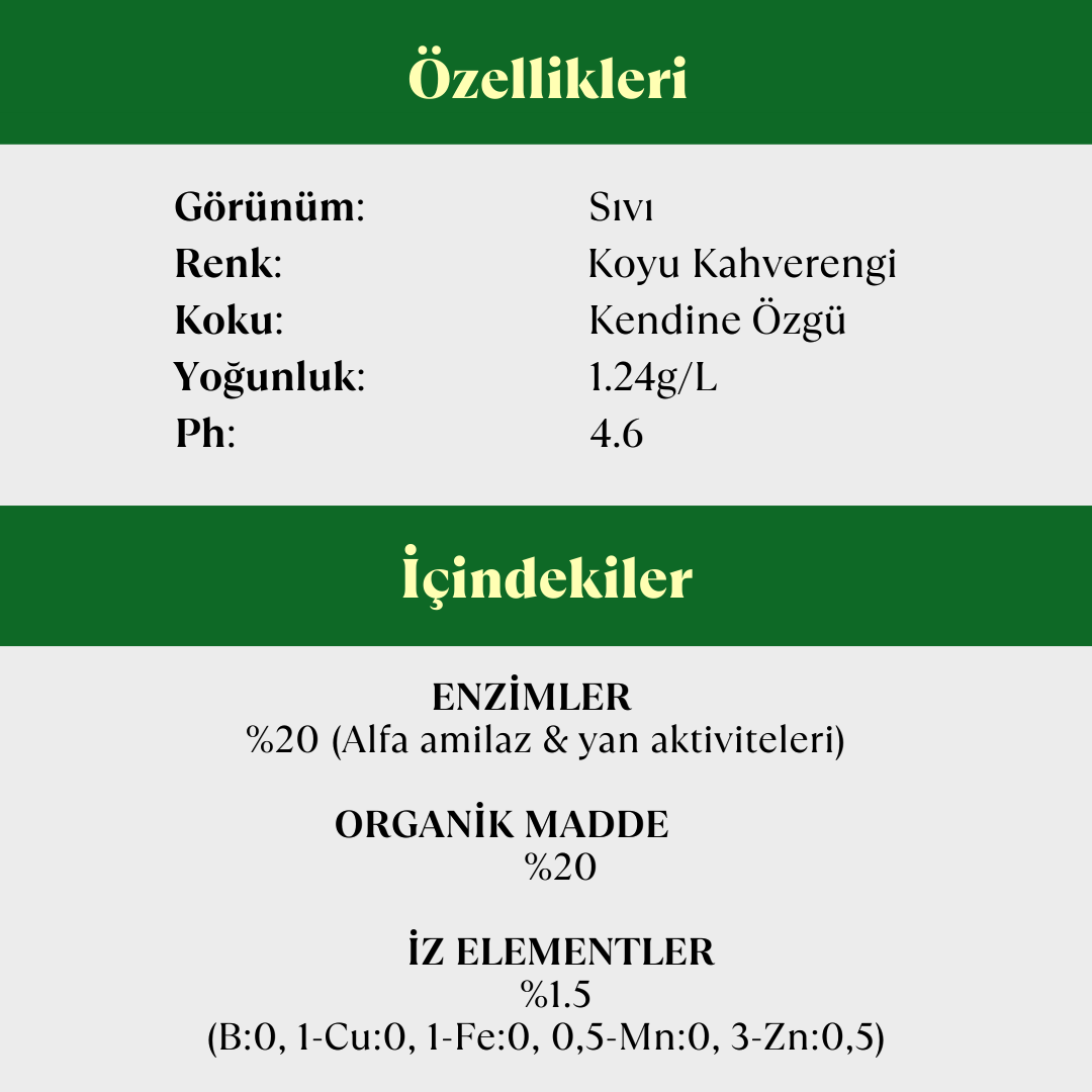 Agrozym Enzimli Organik Sıvı Gübre